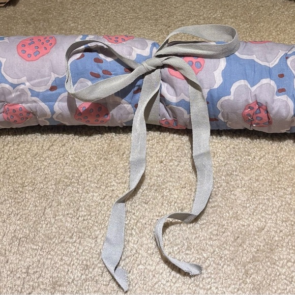 NWT Anthropologie NIEVE Euro sham multi color fabric large quilted 26 in square - Picture 9 of 11